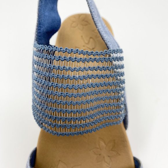 Skechers Luxe Foam Wedge Sandal Size 7 - Picture 2 of 9